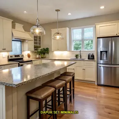 dapur set minimalis